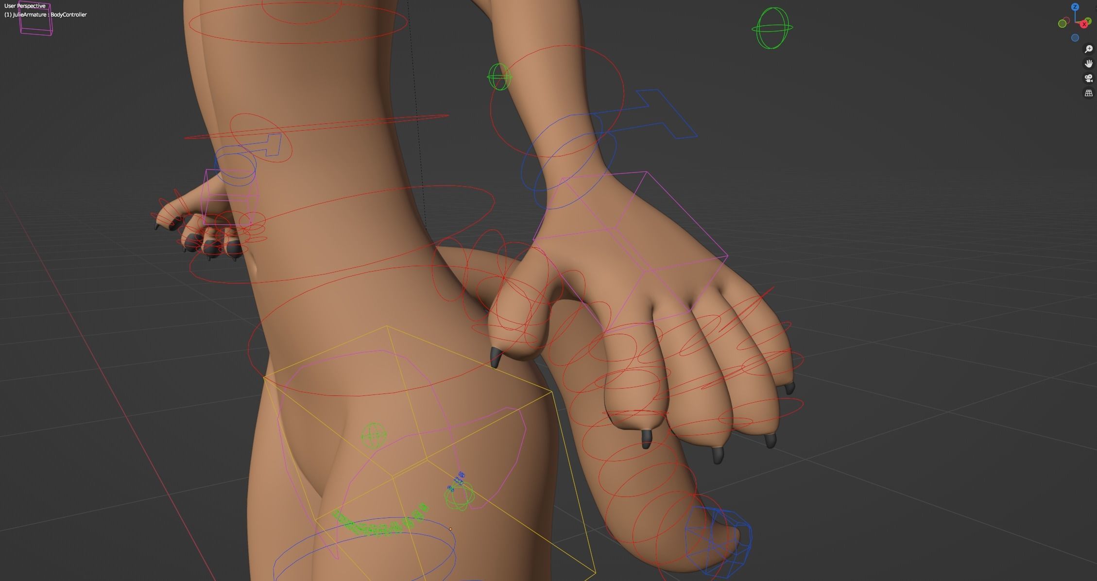 Julie Anthro Fox 3D model_49