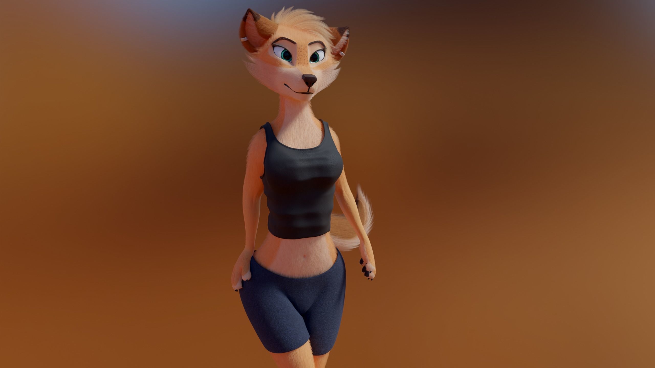 Julie Anthro Fox 3D model_32