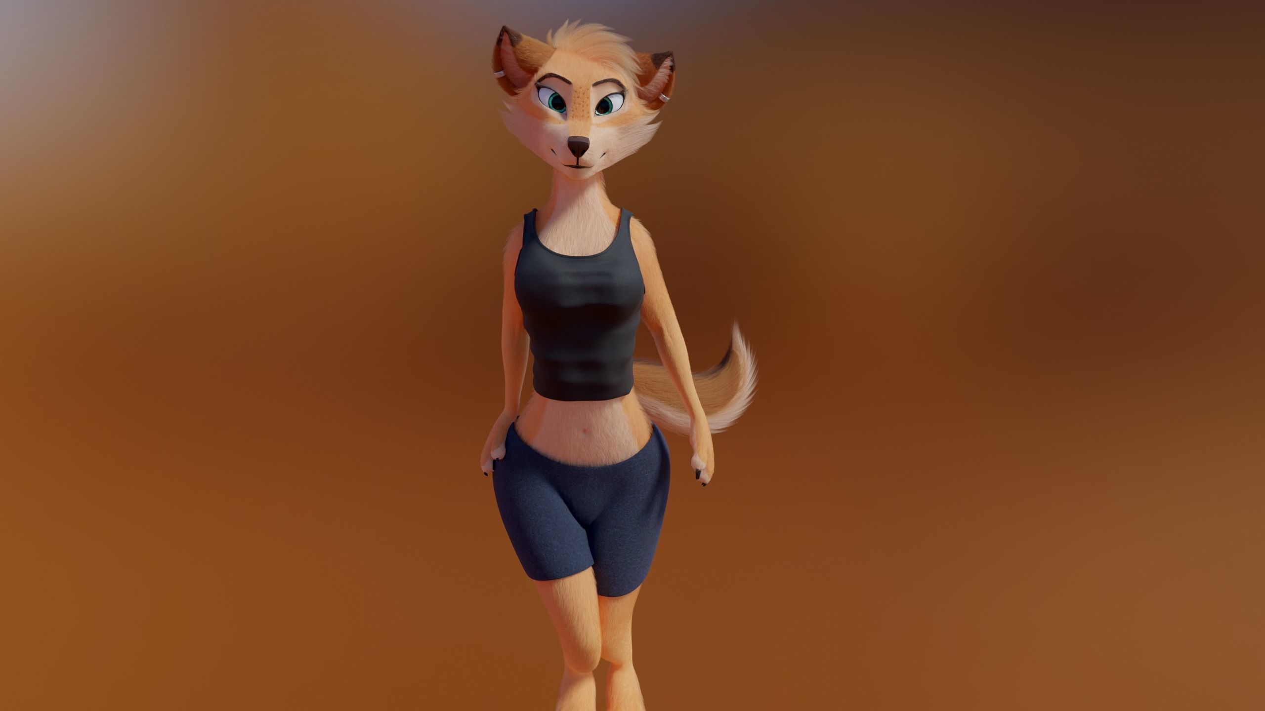 Julie Anthro Fox 3D model_33
