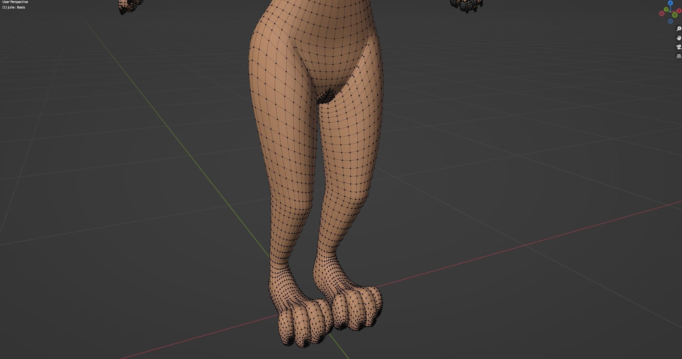 Julie Anthro Fox 3D model_72