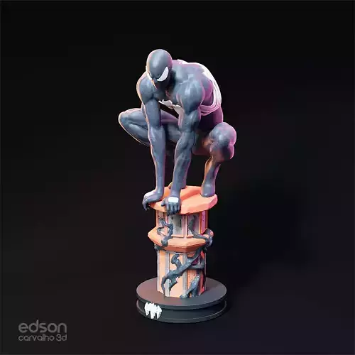 Spider - Man Black Suit  statue