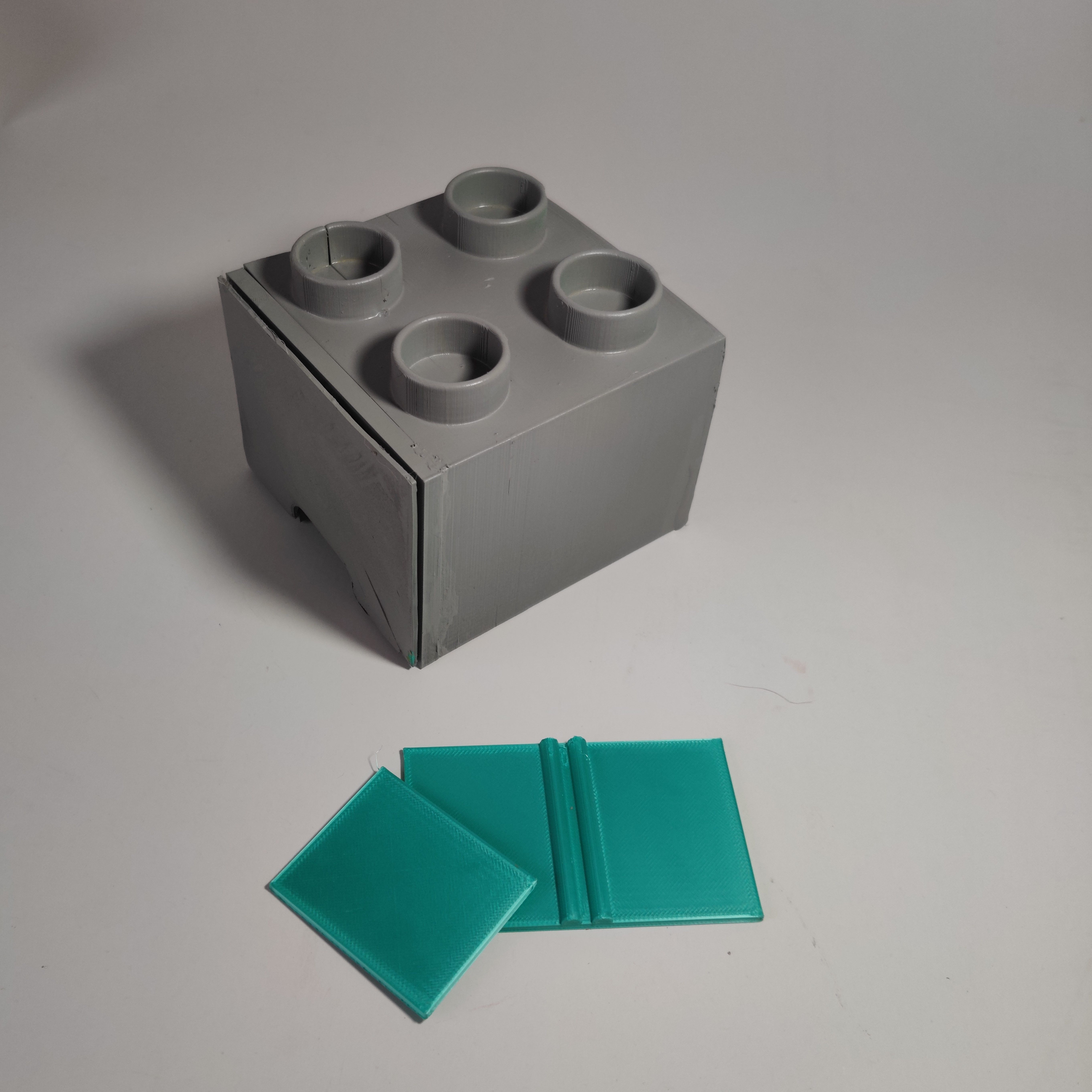 STACKABLE MODULAR LEGO ORGANIZER BOX 3D print model_1