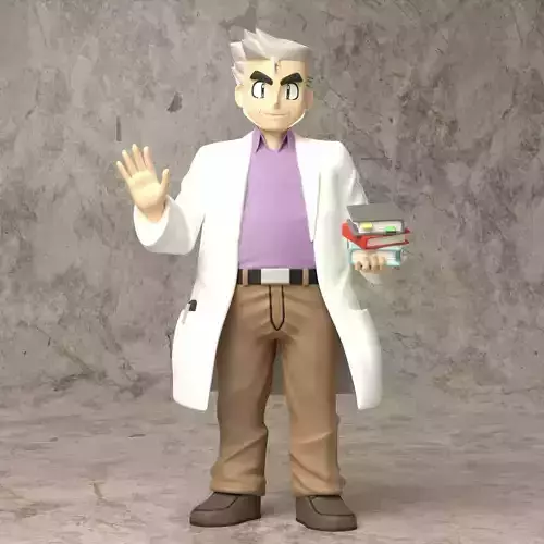 Pokemon - Professor Oak  3D print model