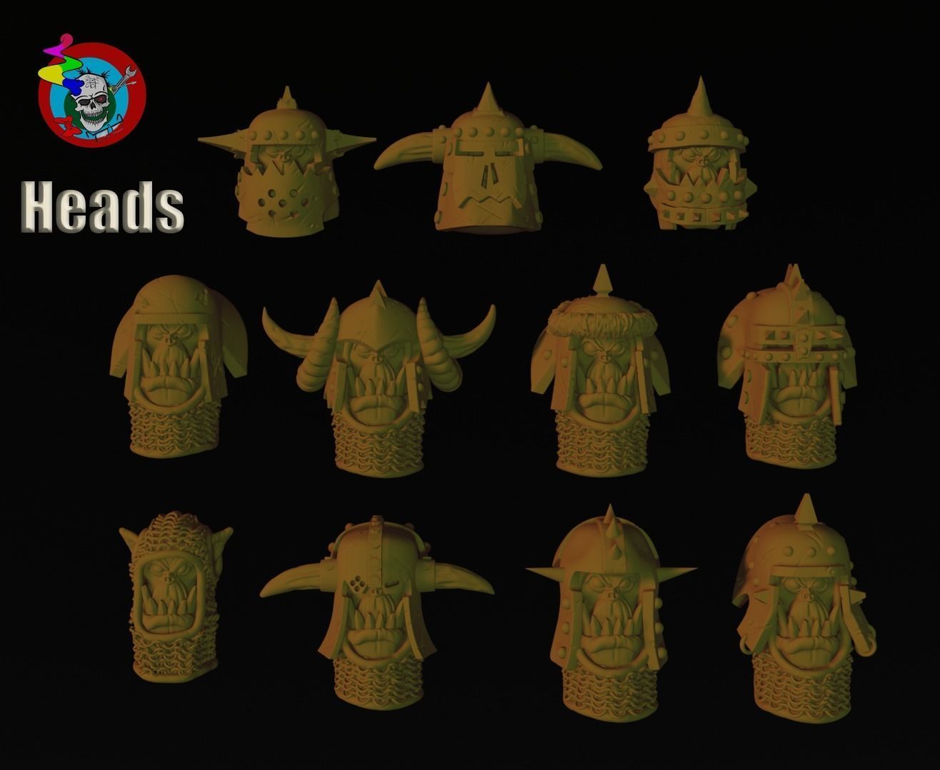 Armored Orc Expansion Free 3D print model_1