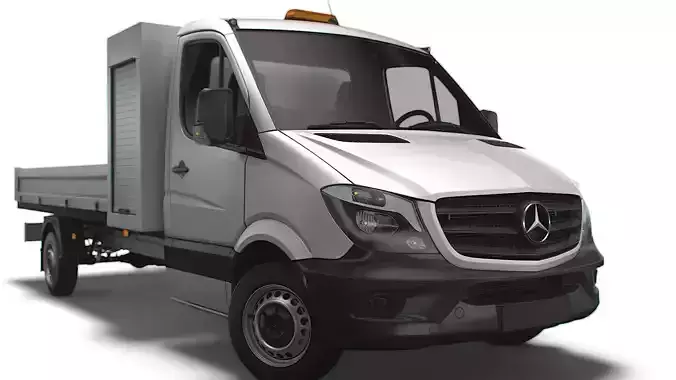 Mercedes Benz Sprinter Single Cab Tipper Toolpod 2018