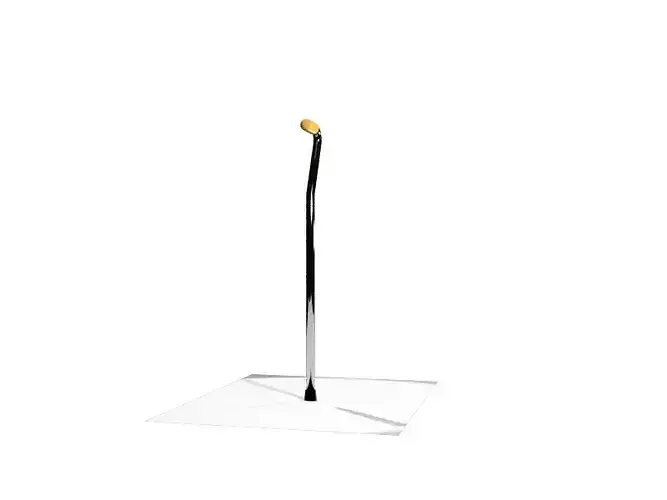 baston de aluminio  3D model