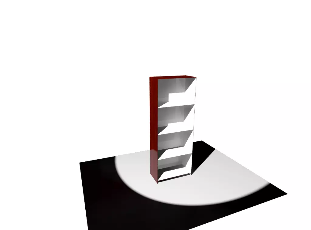 biblioteca de 60 cm 3D model