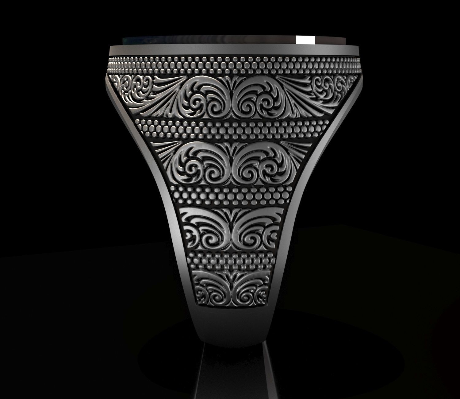 Mens ring 3D print model_1