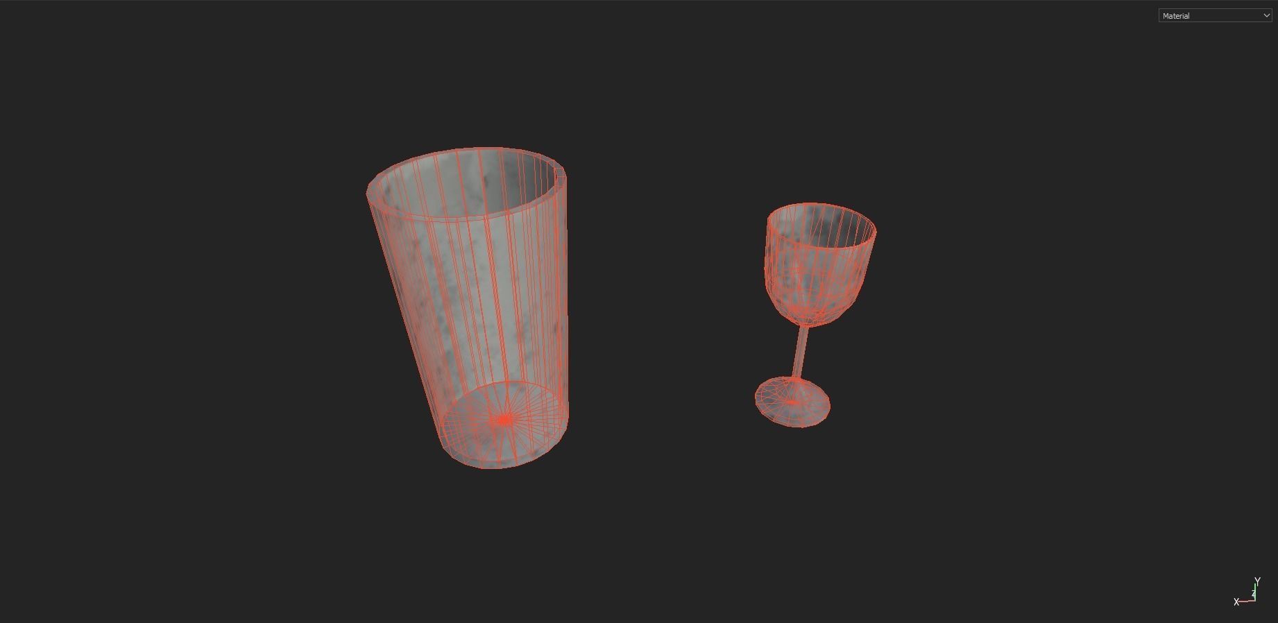 Kitchen Set Pack  Low-poly 3D model_24