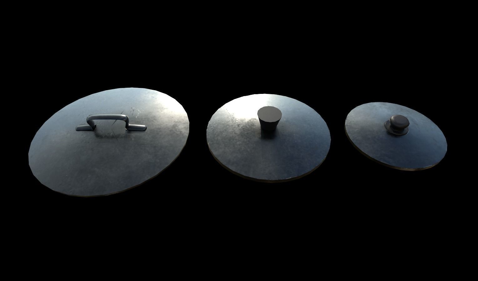 Kitchen Set Pack  Low-poly 3D model_19