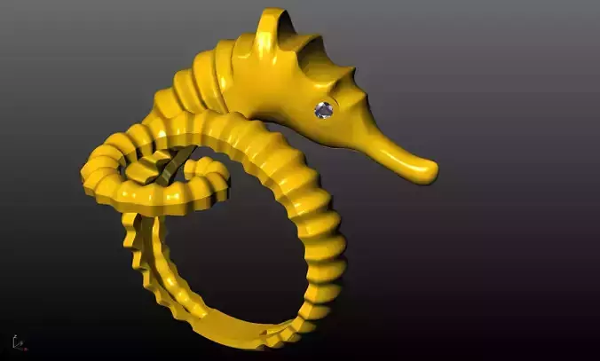 sea horse ring