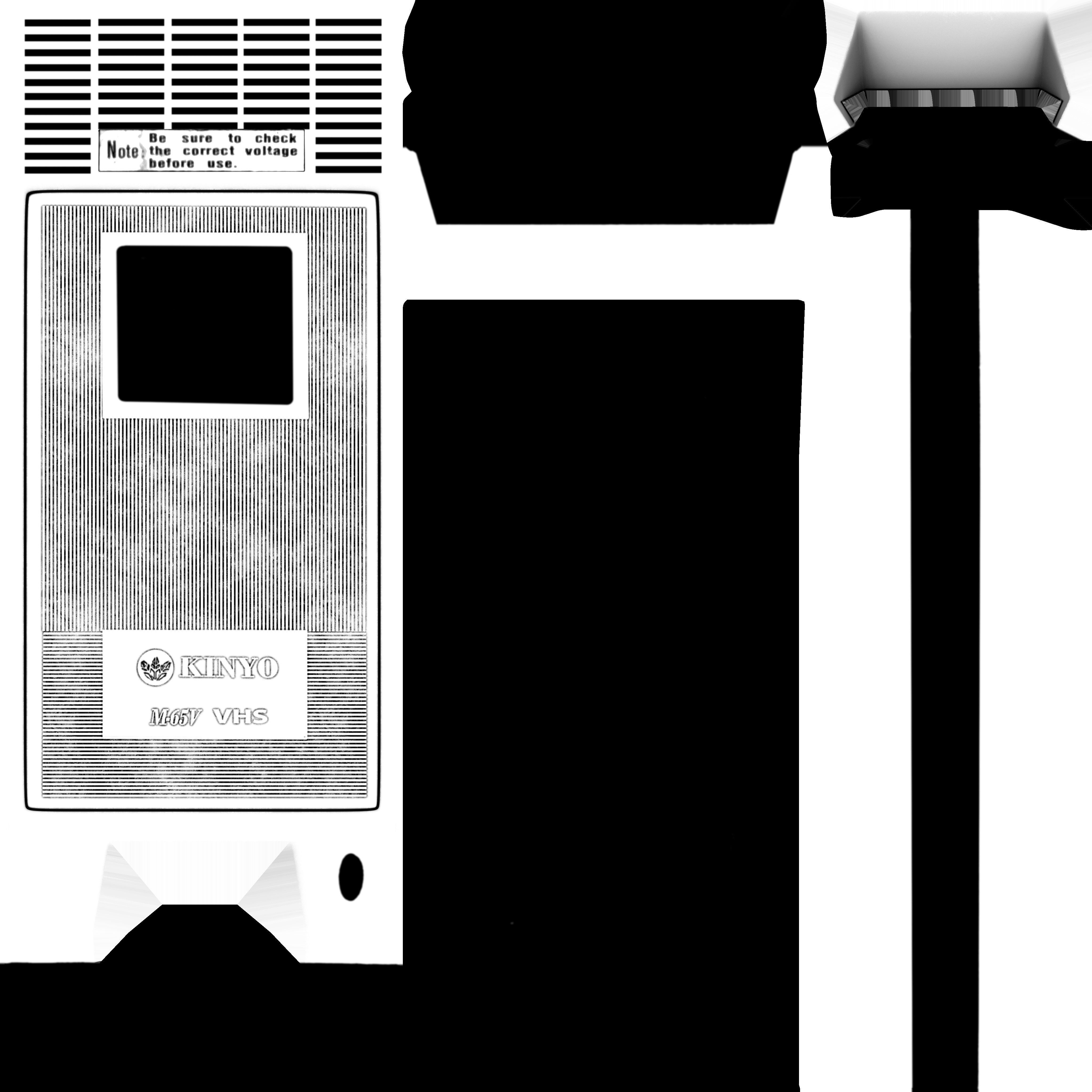 Game Ready Video Cassette Rewinder Low-poly 3D model_13