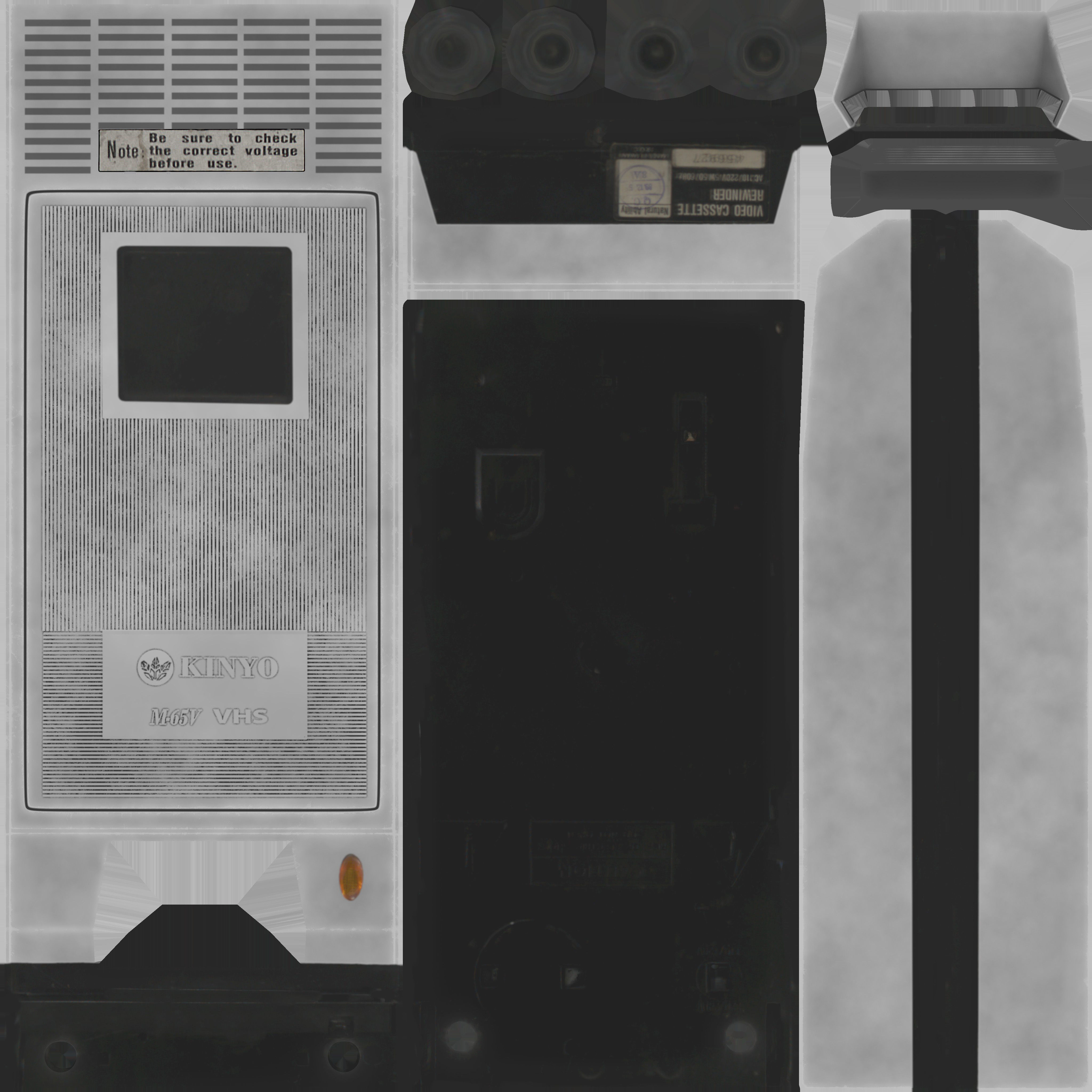 Game Ready Video Cassette Rewinder Low-poly 3D model_14