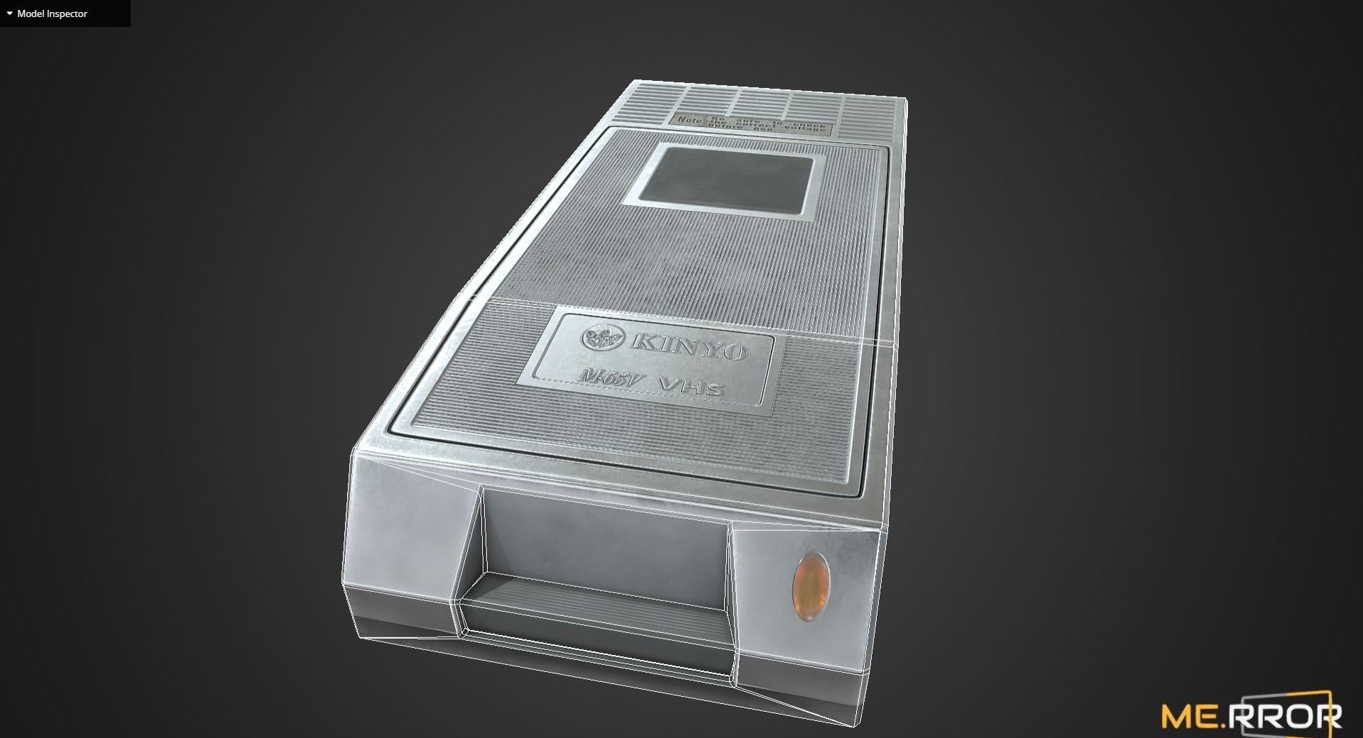 Game Ready Video Cassette Rewinder Low-poly 3D model_6