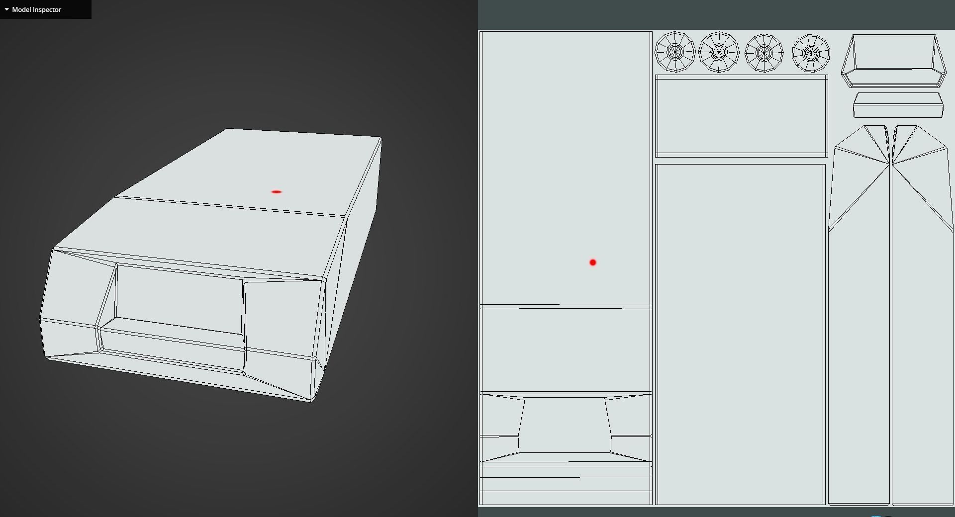 Game Ready Video Cassette Rewinder Low-poly 3D model_10