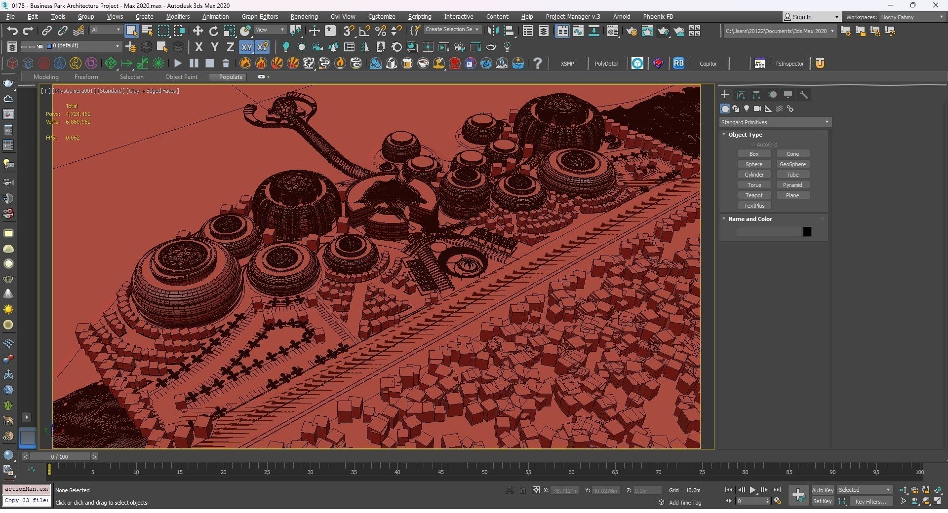 0178 - Business Park Architecture 3D Project - 2D Drawings 3D model_29
