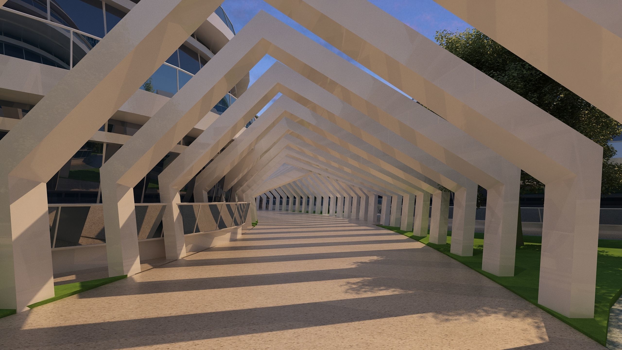 0178 - Business Park Architecture 3D Project - 2D Drawings 3D model_7