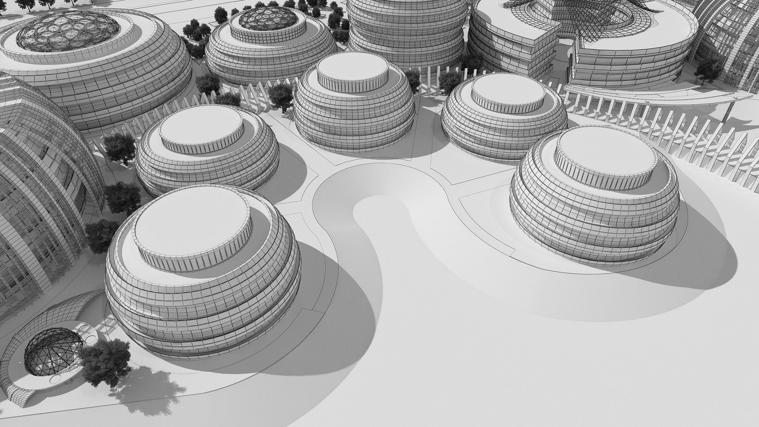 0178 - Business Park Architecture 3D Project - 2D Drawings 3D model_22