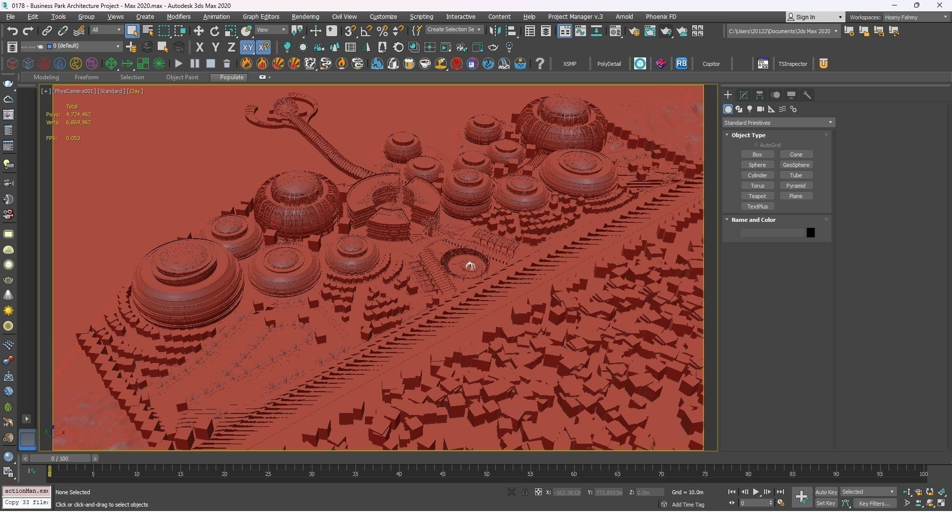 0178 - Business Park Architecture 3D Project - 2D Drawings 3D model_28