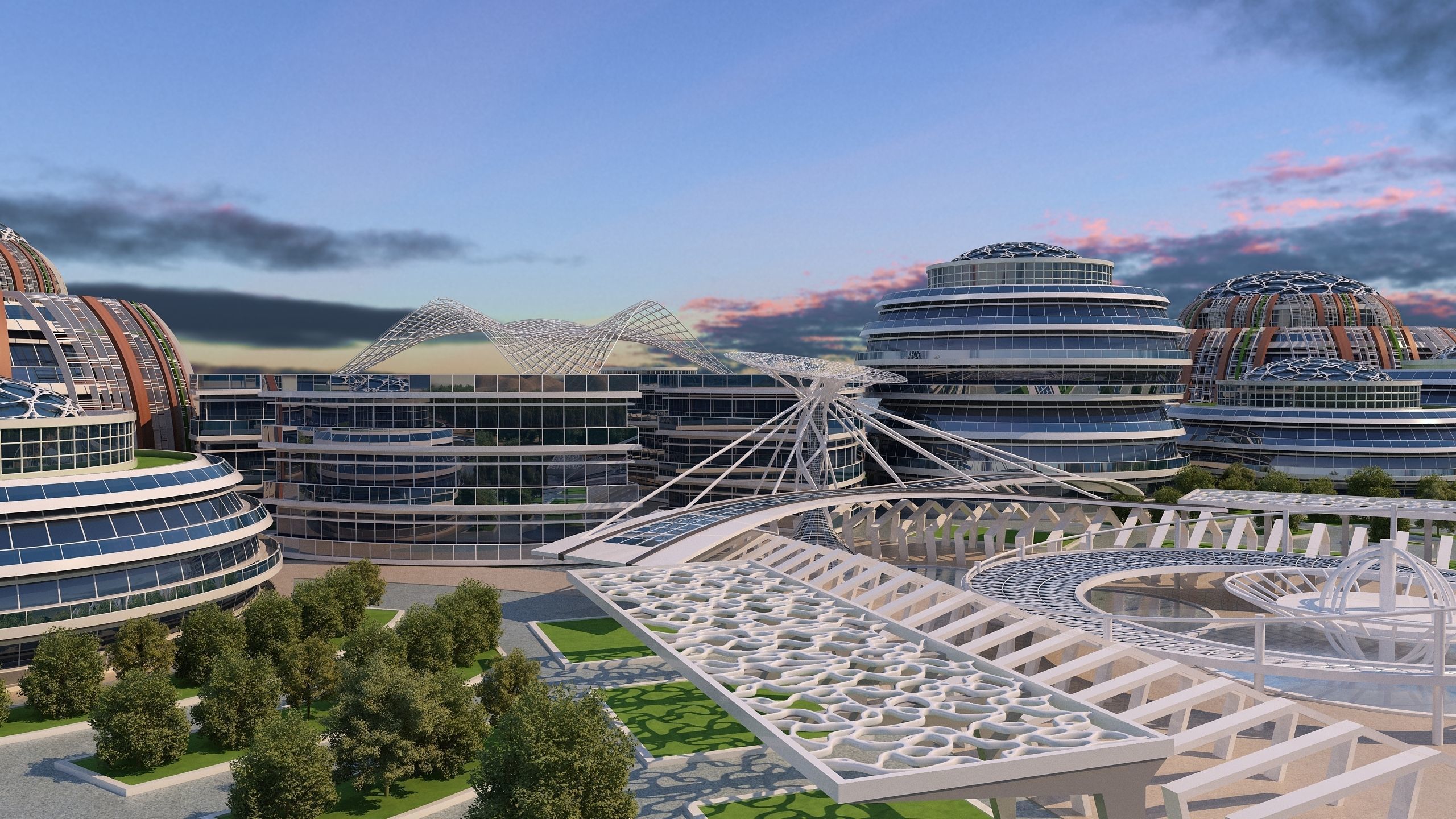 0178 - Business Park Architecture 3D Project - 2D Drawings 3D model_11