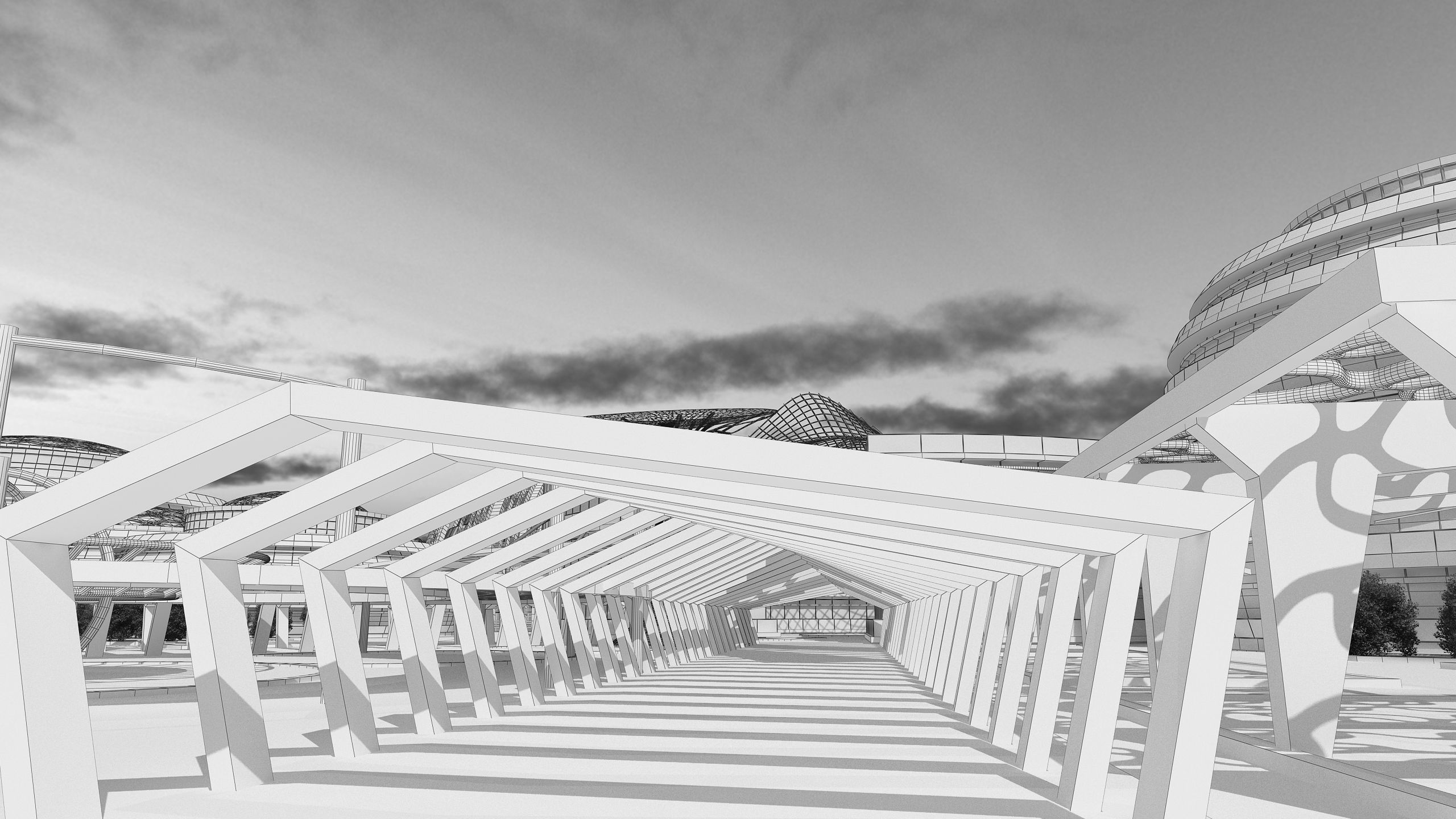 0178 - Business Park Architecture 3D Project - 2D Drawings 3D model_18