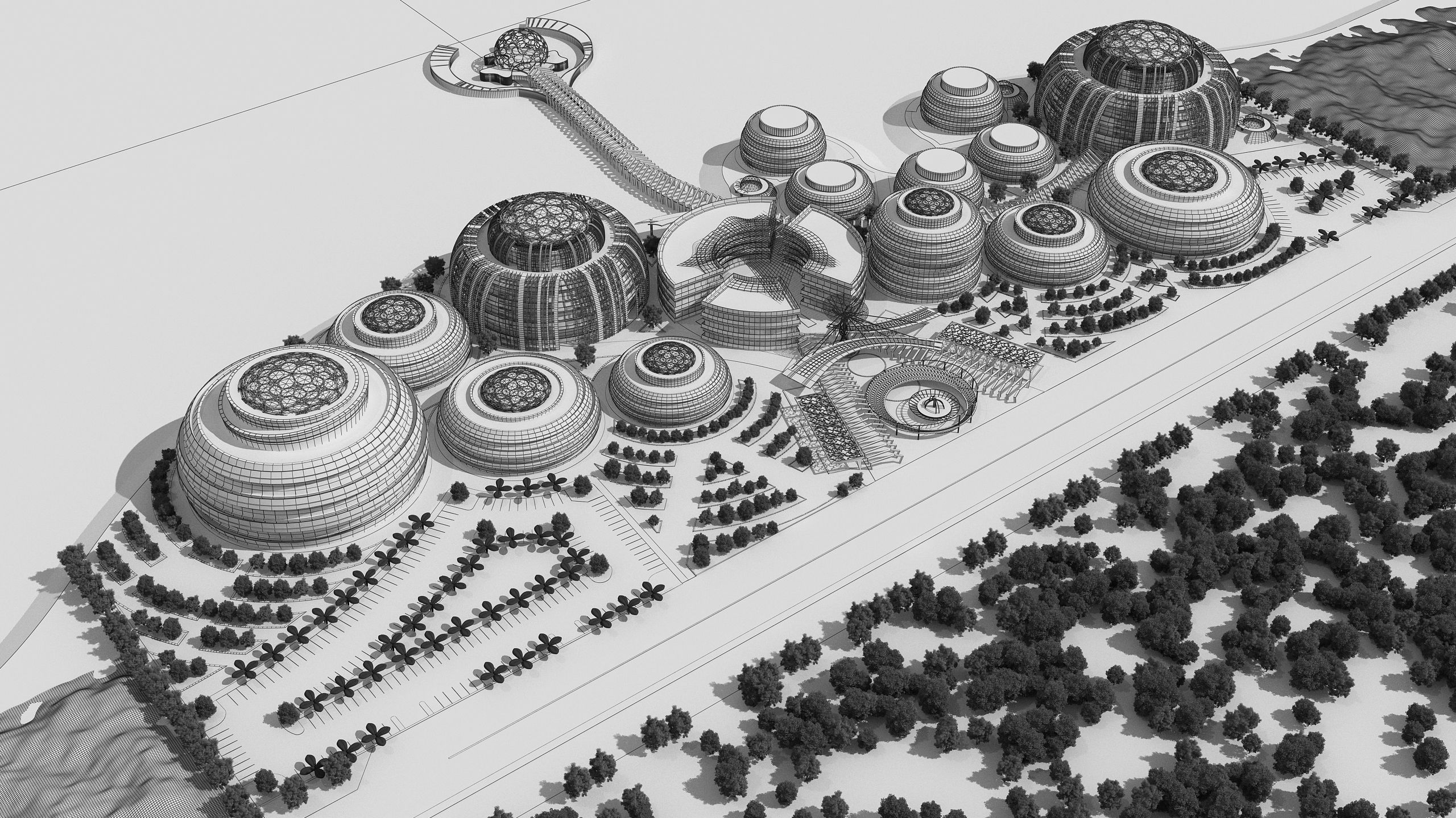 0178 - Business Park Architecture 3D Project - 2D Drawings 3D model_13