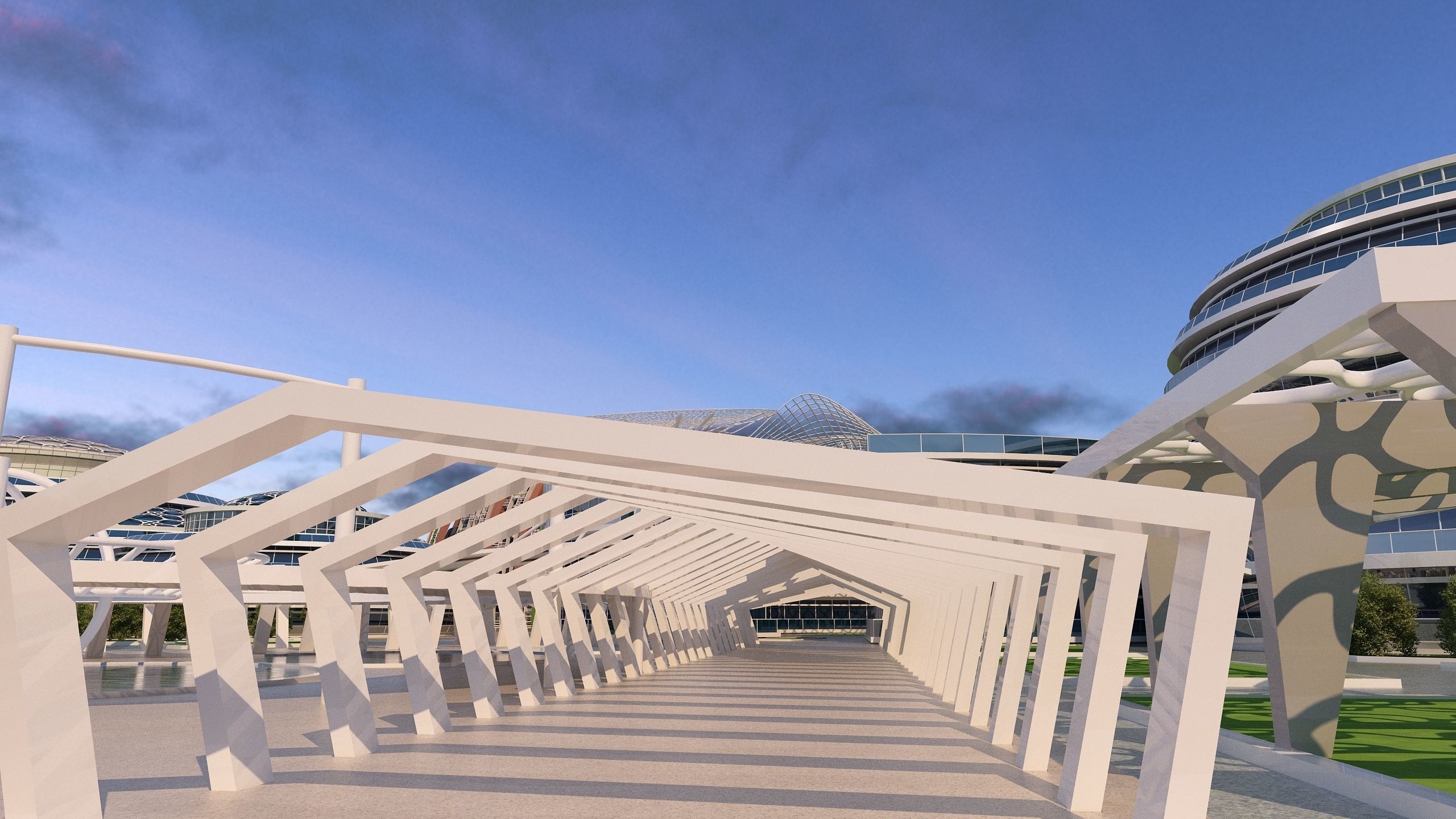 0178 - Business Park Architecture 3D Project - 2D Drawings 3D model_5