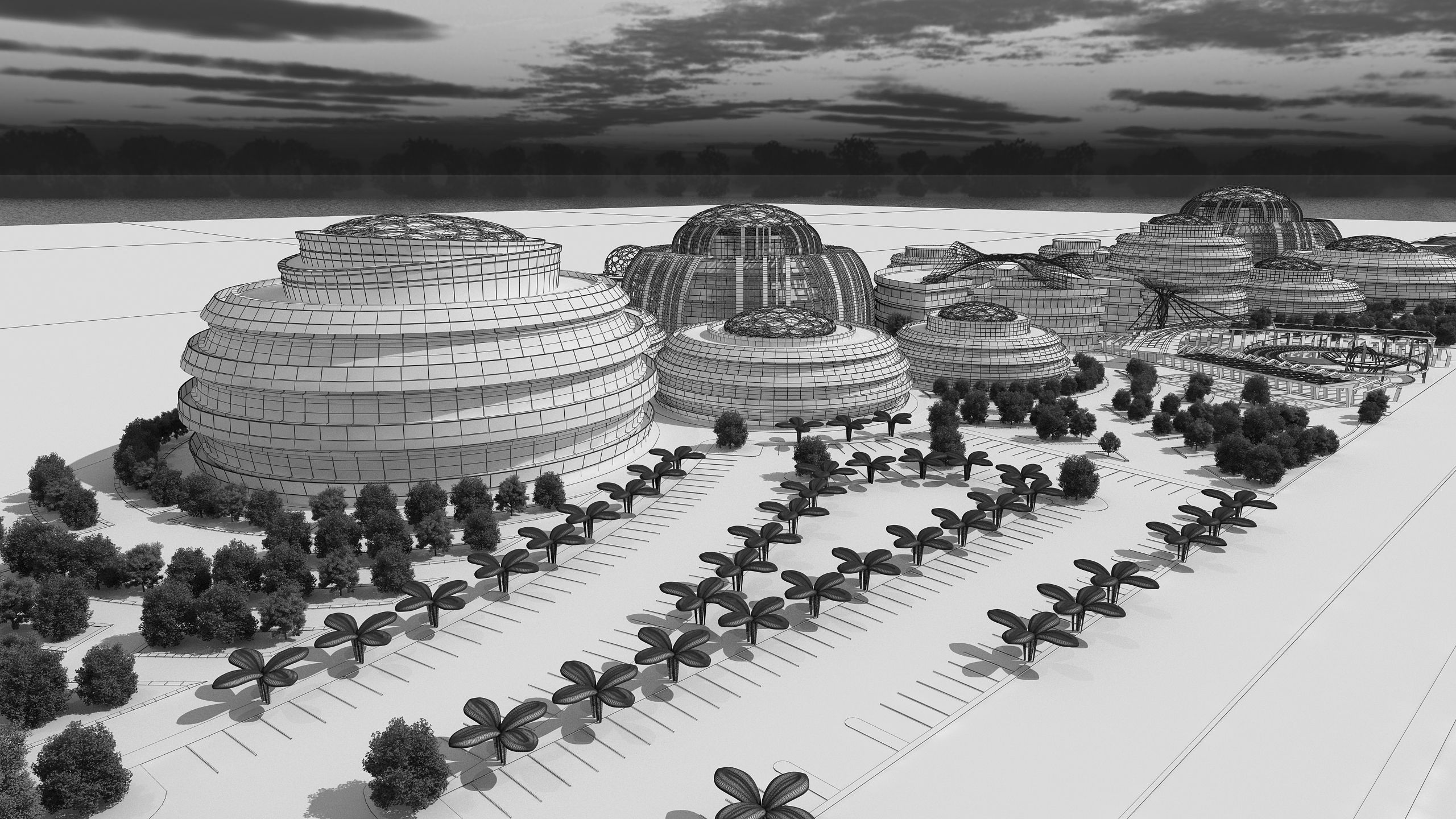 0178 - Business Park Architecture 3D Project - 2D Drawings 3D model_19