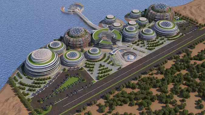 0178 - Business Park Architecture 3D Project - 2D Drawings