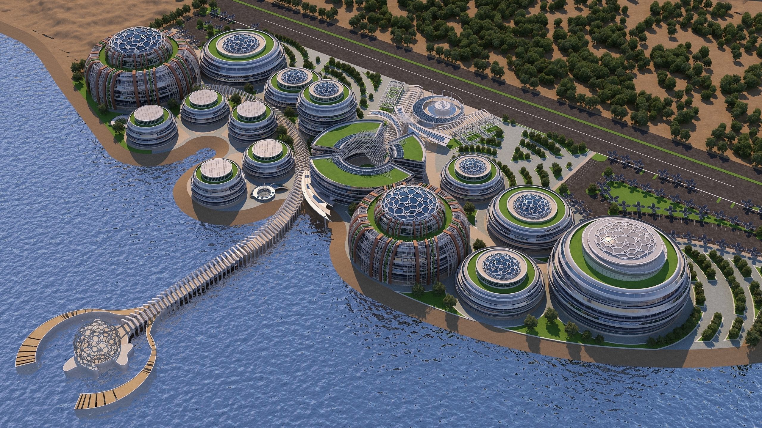 0178 - Business Park Architecture 3D Project - 2D Drawings 3D model_3