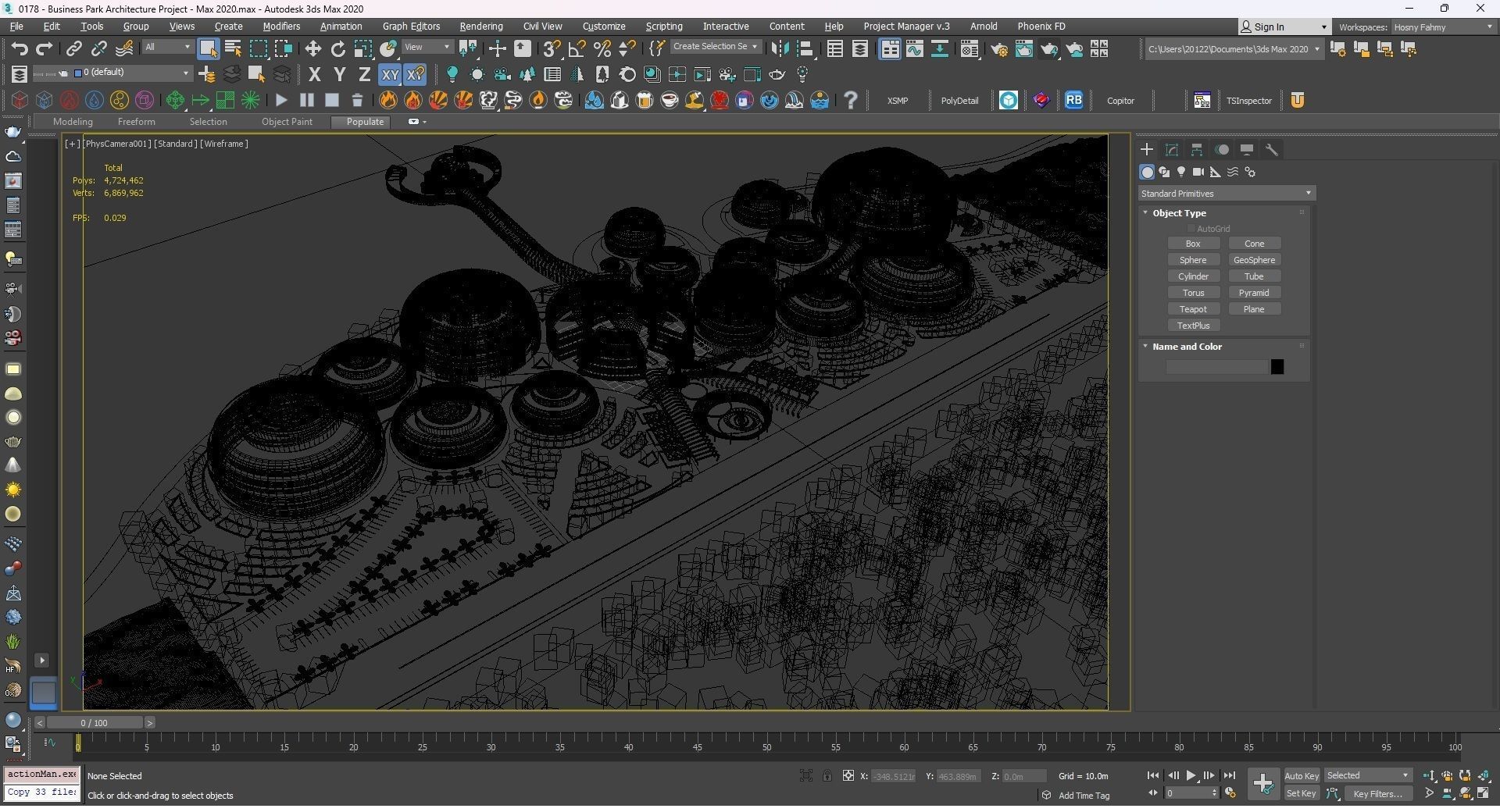 0178 - Business Park Architecture 3D Project - 2D Drawings 3D model_27