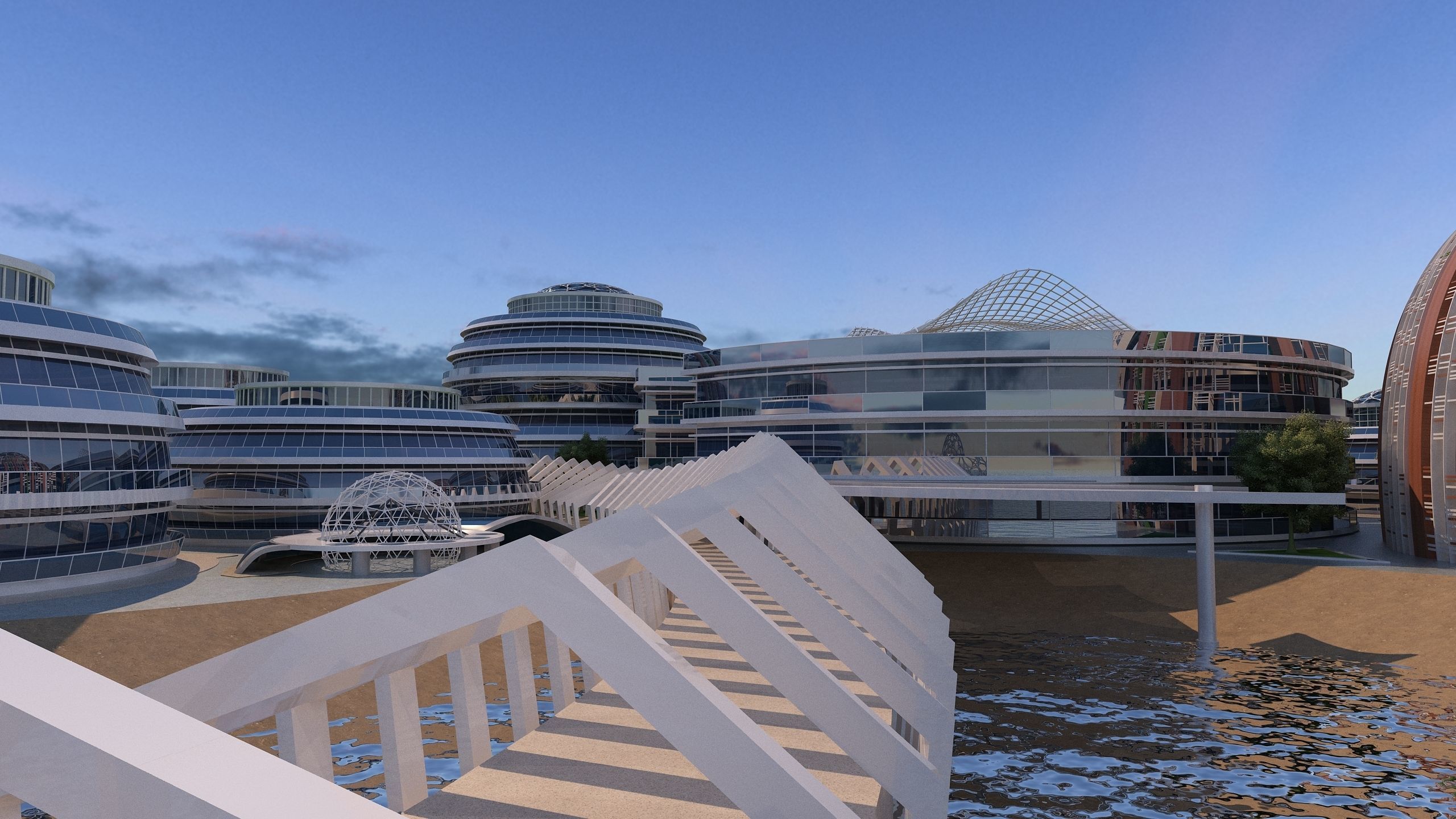 0178 - Business Park Architecture 3D Project - 2D Drawings 3D model_8