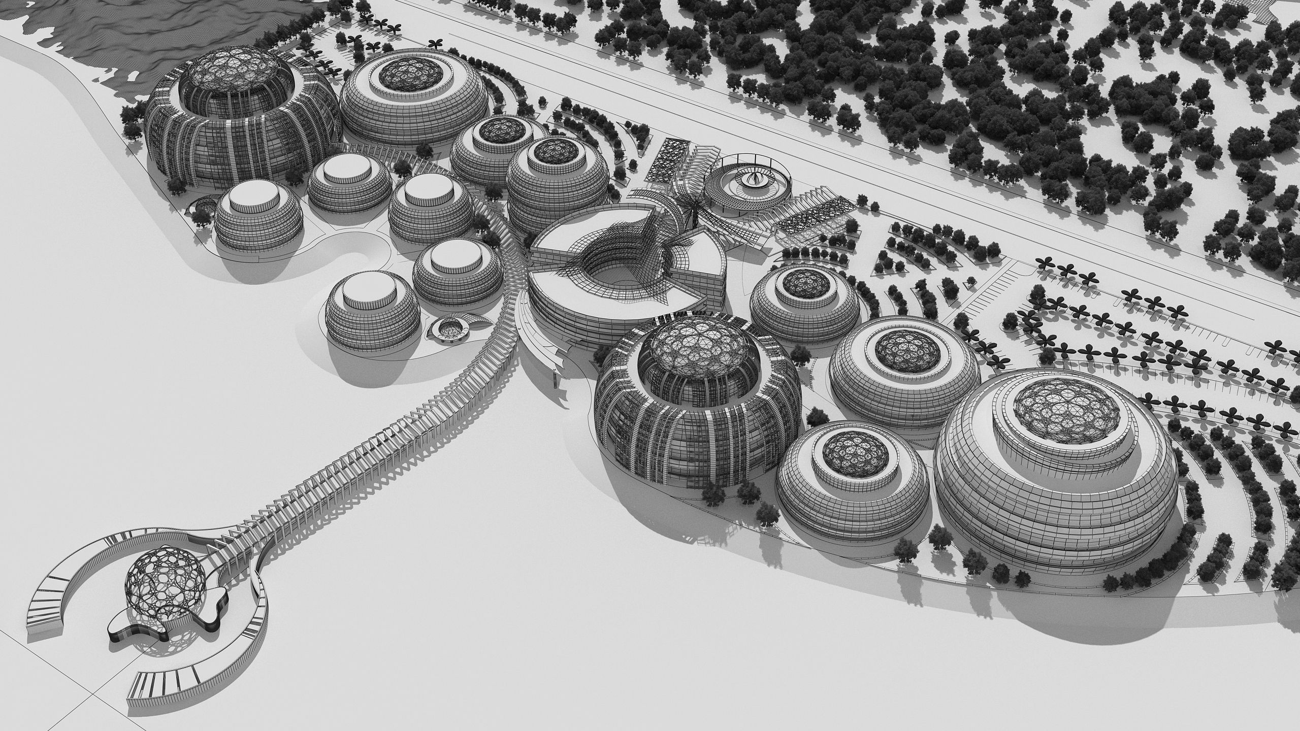 0178 - Business Park Architecture 3D Project - 2D Drawings 3D model_16