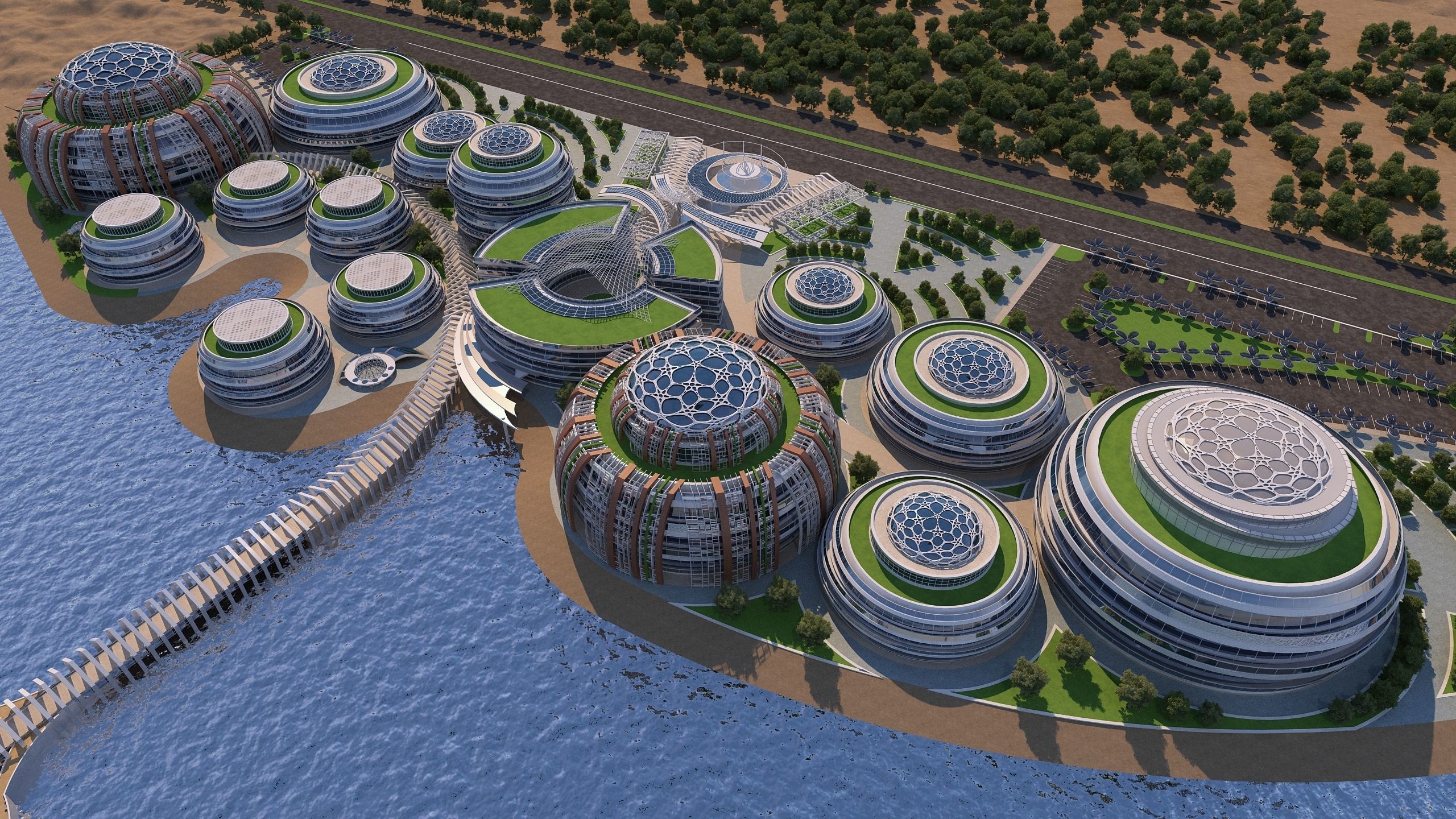 0178 - Business Park Architecture 3D Project - 2D Drawings 3D model_10