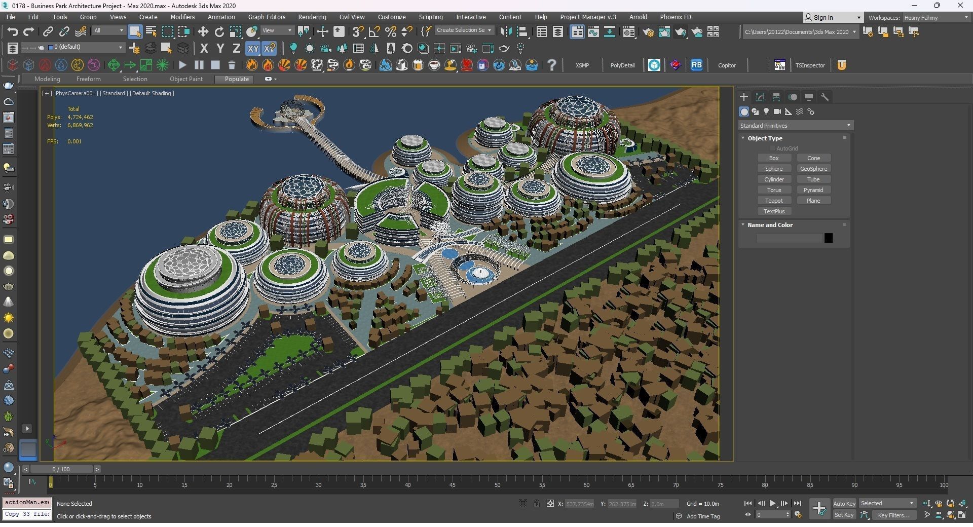 0178 - Business Park Architecture 3D Project - 2D Drawings 3D model_26