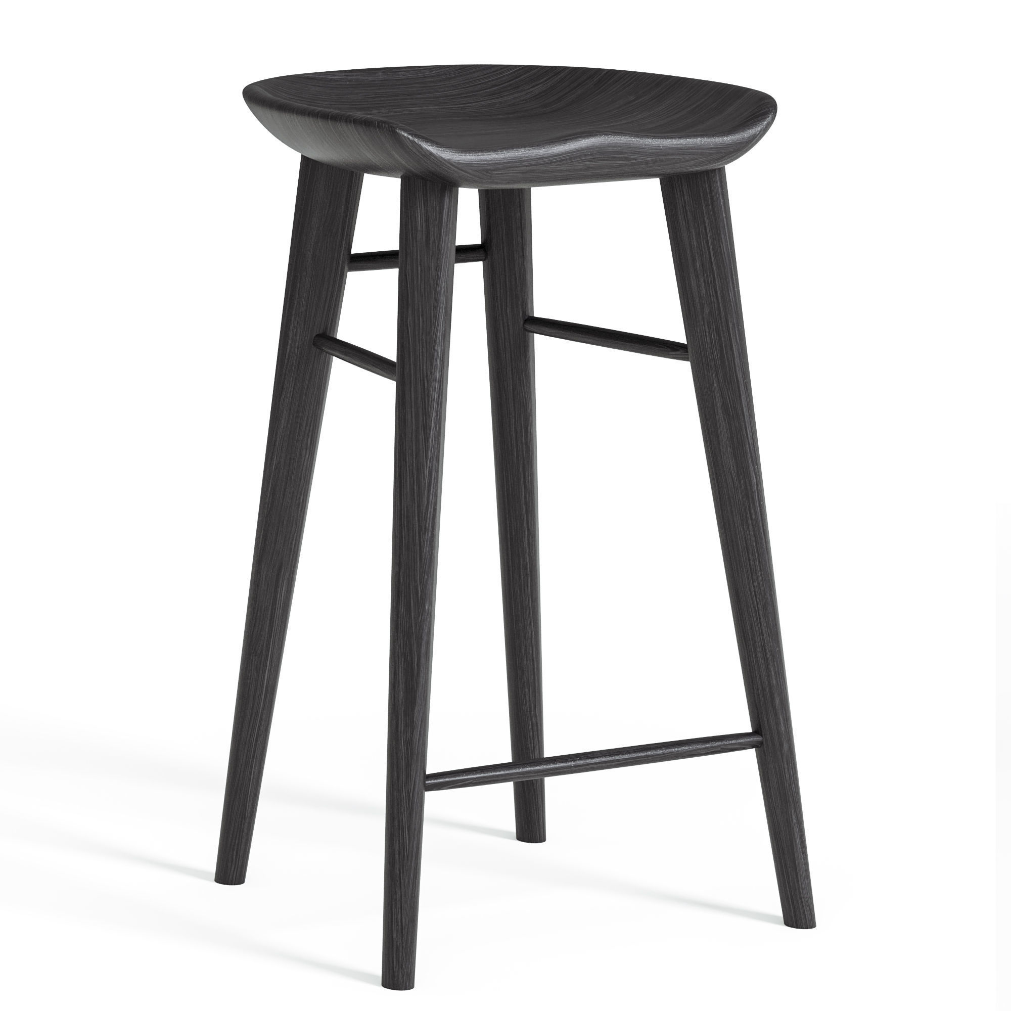 Taburet Bar Stool 3D model_2