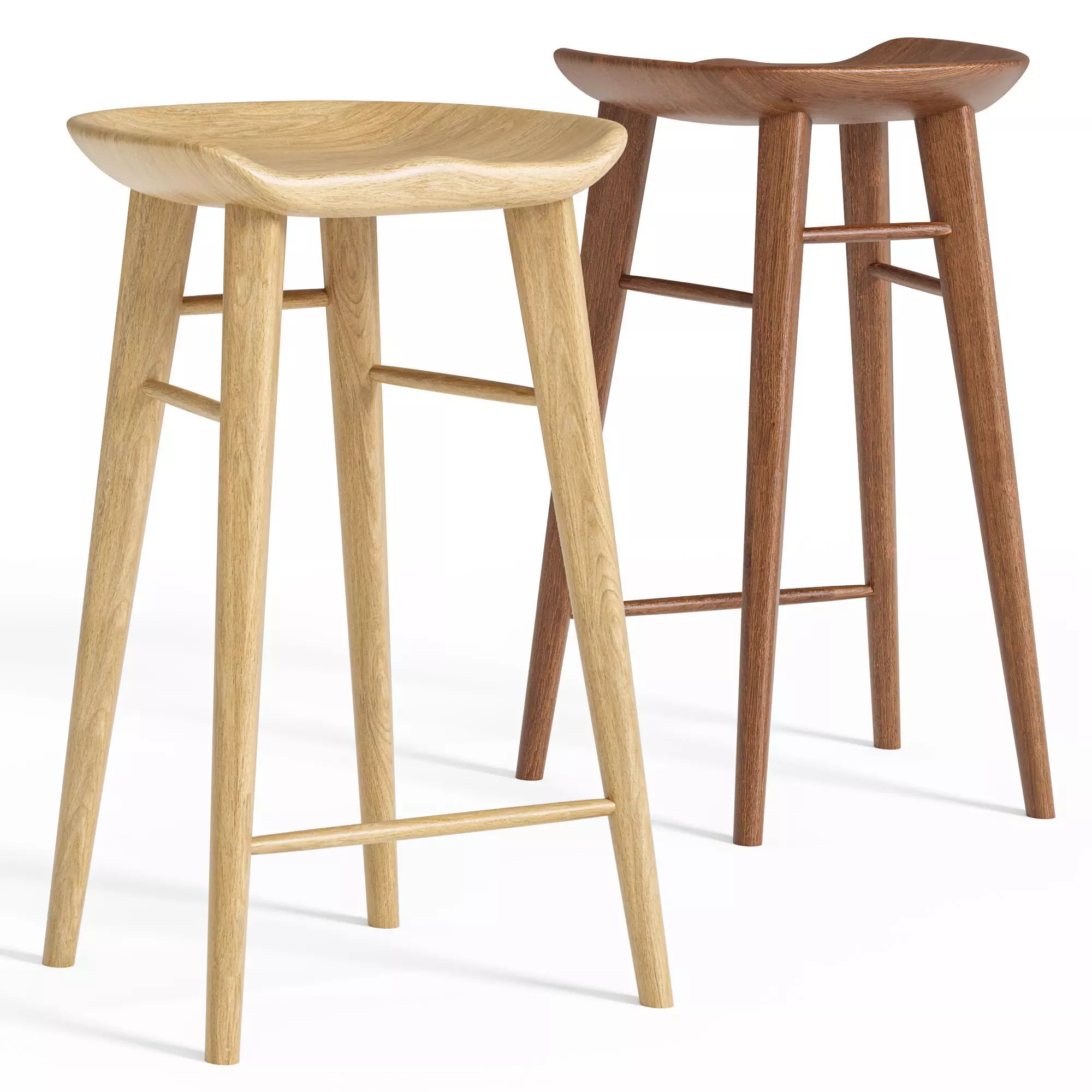 Taburet Bar Stool 3D model_0