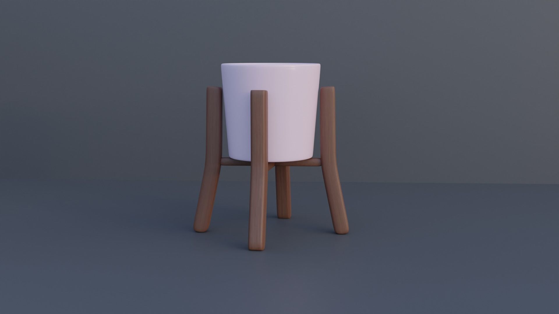 Flower Pots Blender 3D Assets 3D model_5