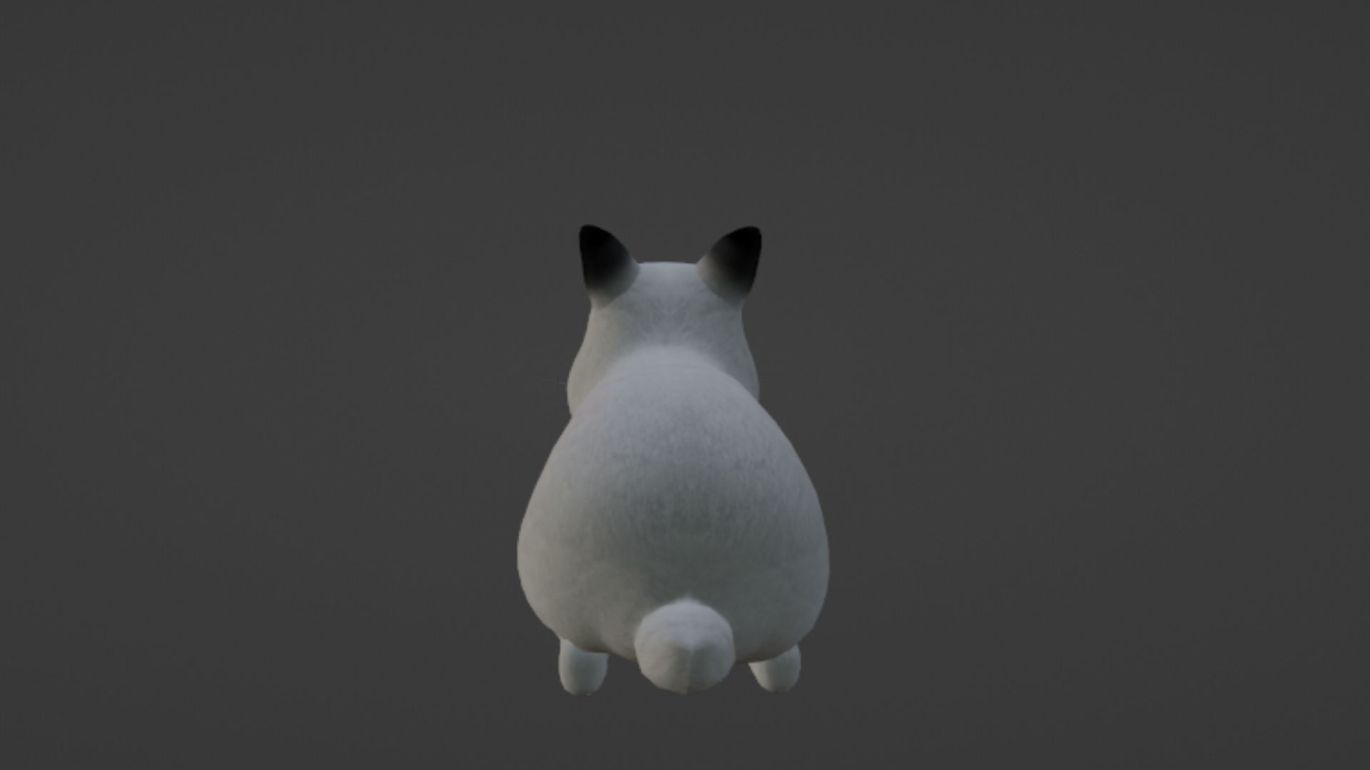 Rabbit Low-poly 3D model_4