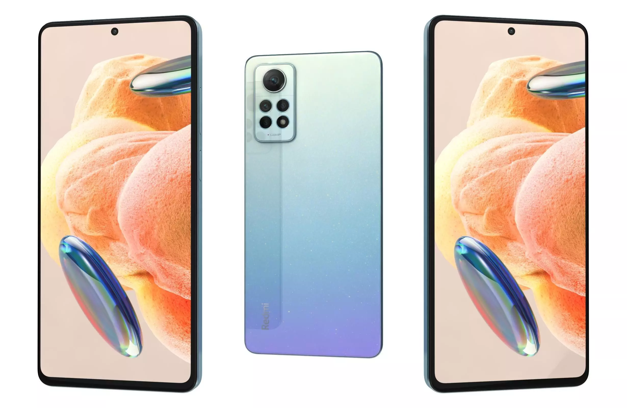 Xiaomi Redmi Note 12 Pro 4G Silver 3D model_0