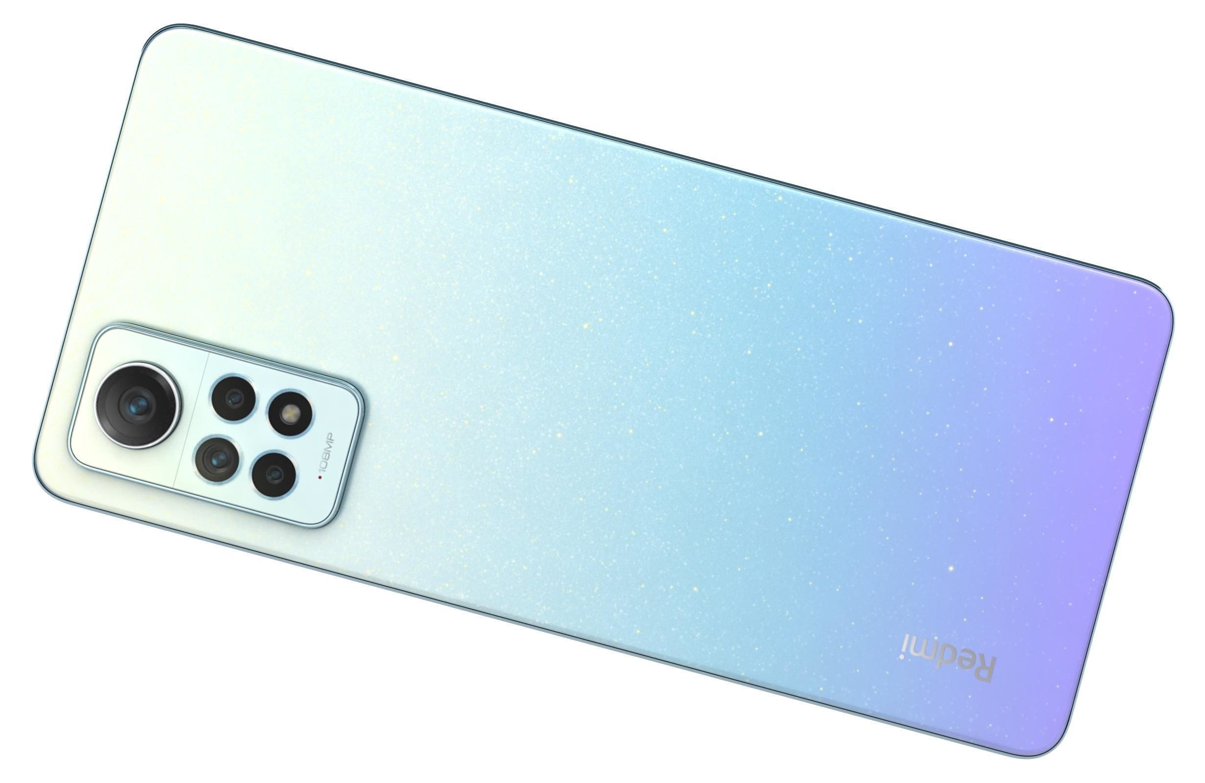 Xiaomi Redmi Note 12 Pro 4G Silver 3D model_11