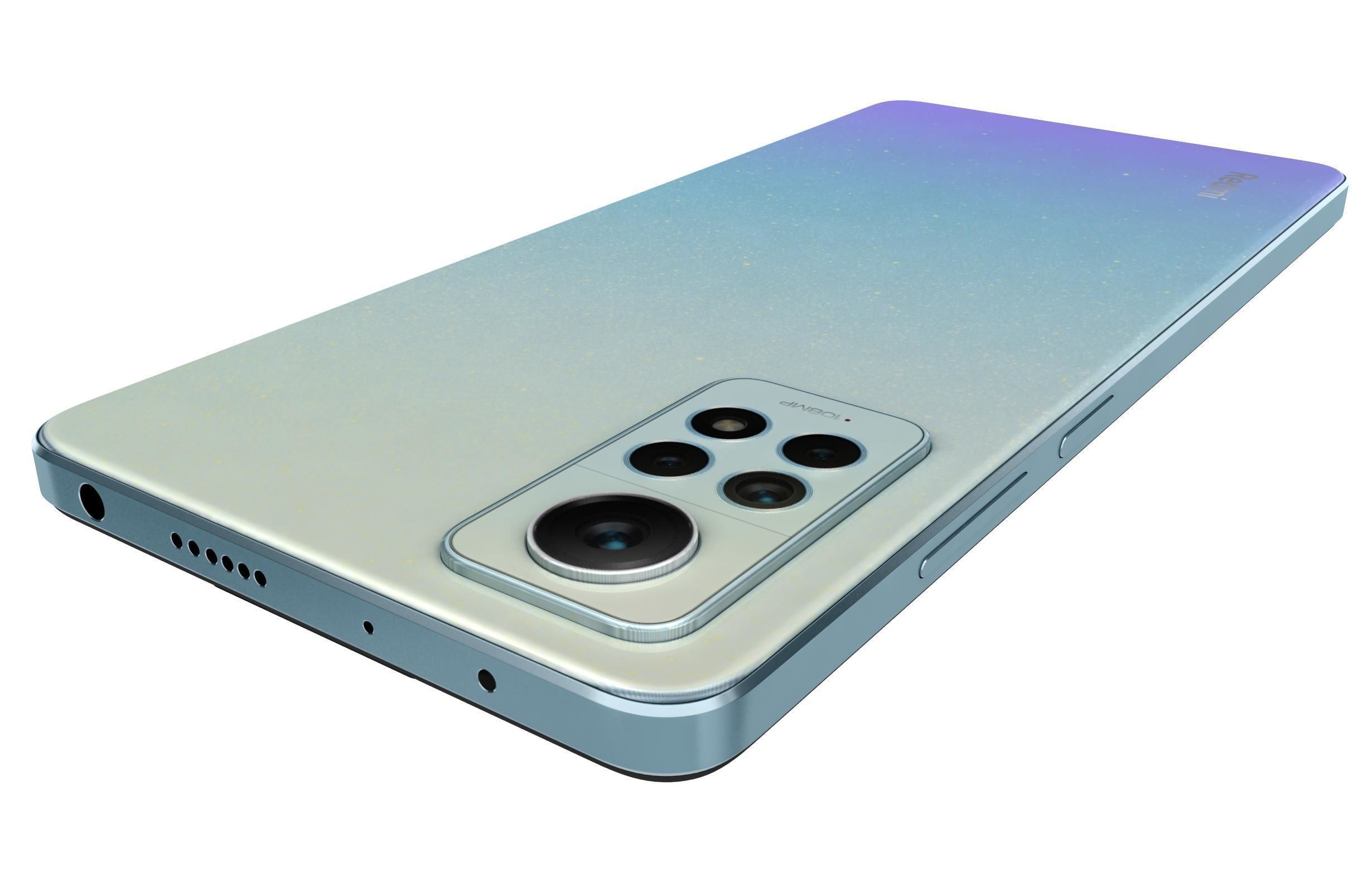 Xiaomi Redmi Note 12 Pro 4G Silver 3D model_15