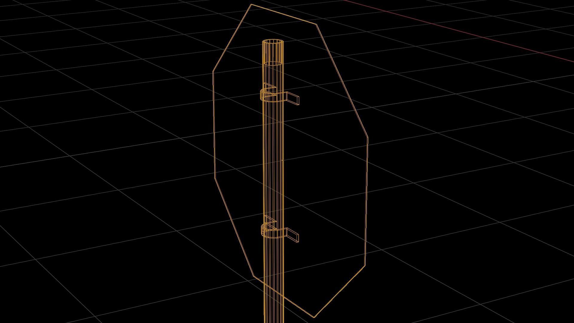 Kitbash Streets Intersections and Signs Low-poly 3D model_5