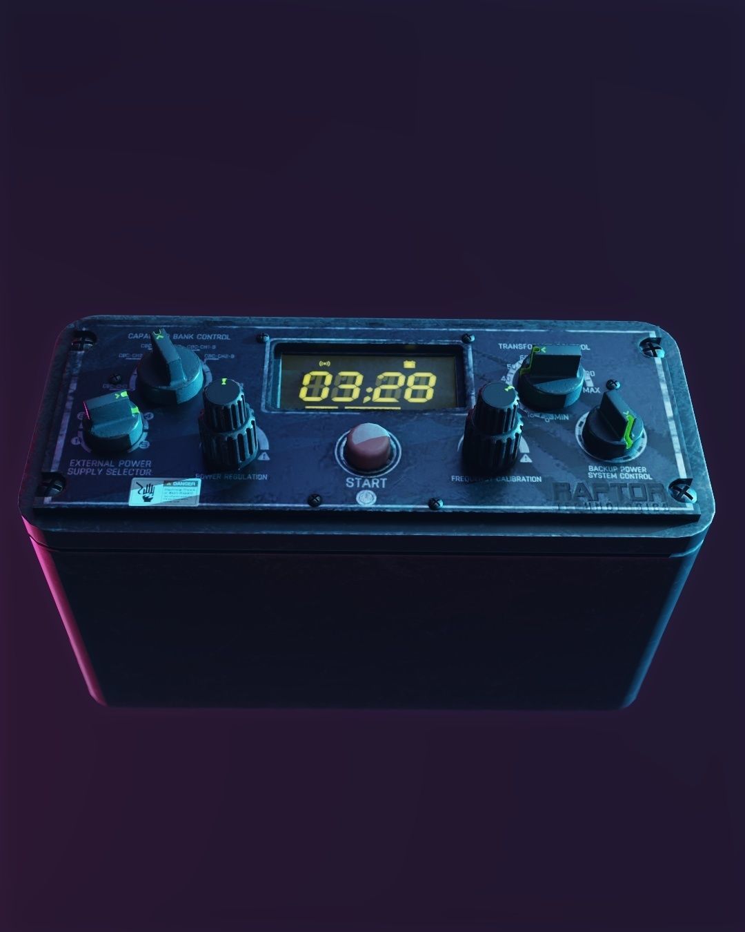 PowerGuardian Console Low-poly 3D model_3