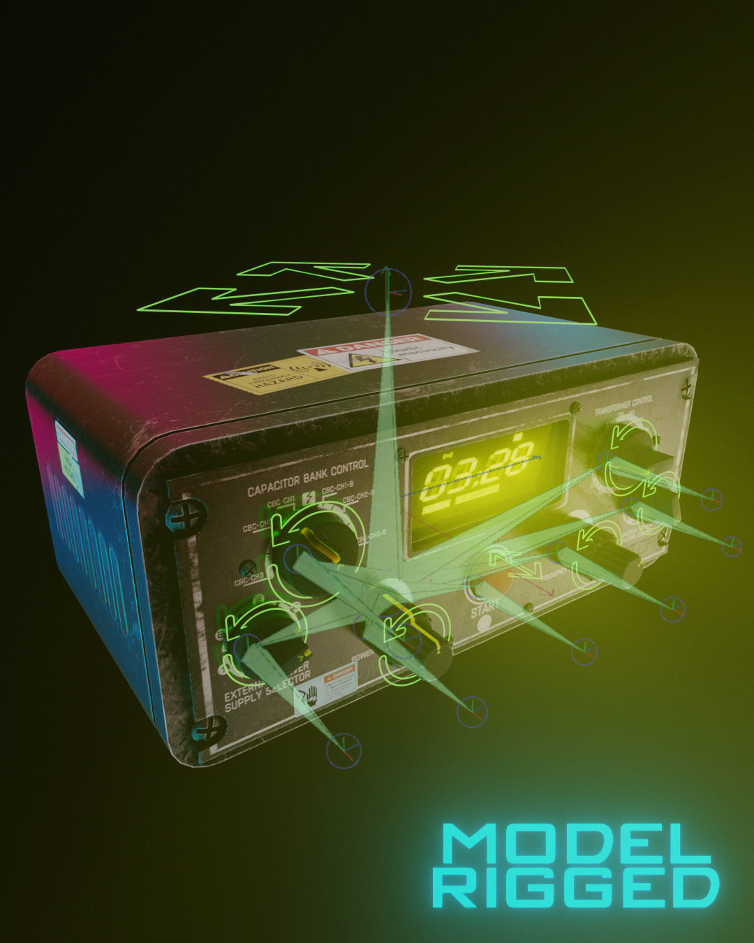 PowerGuardian Console Low-poly 3D model_6