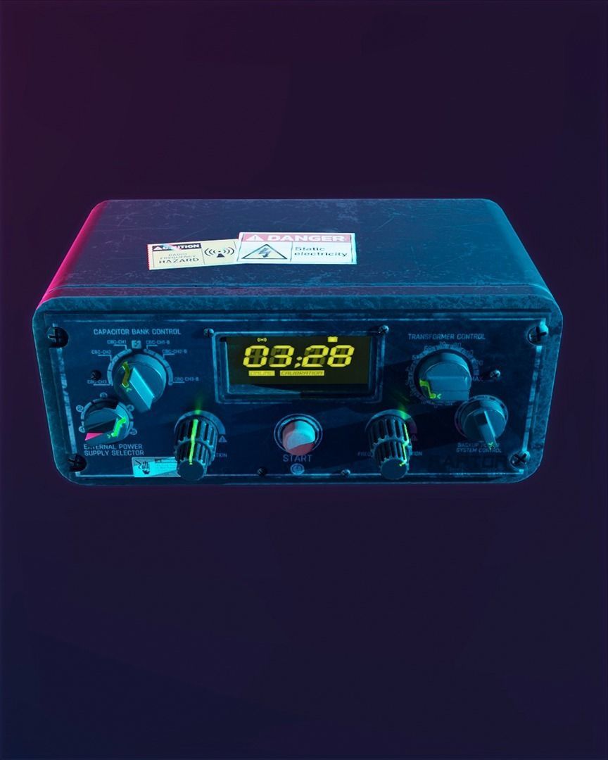 PowerGuardian Console Low-poly 3D model_2