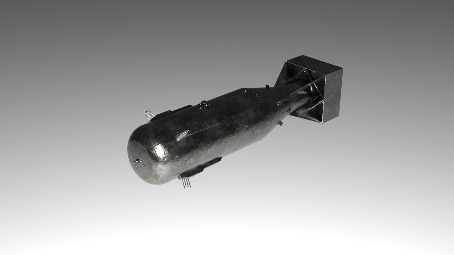 Little Boy 3D model_1