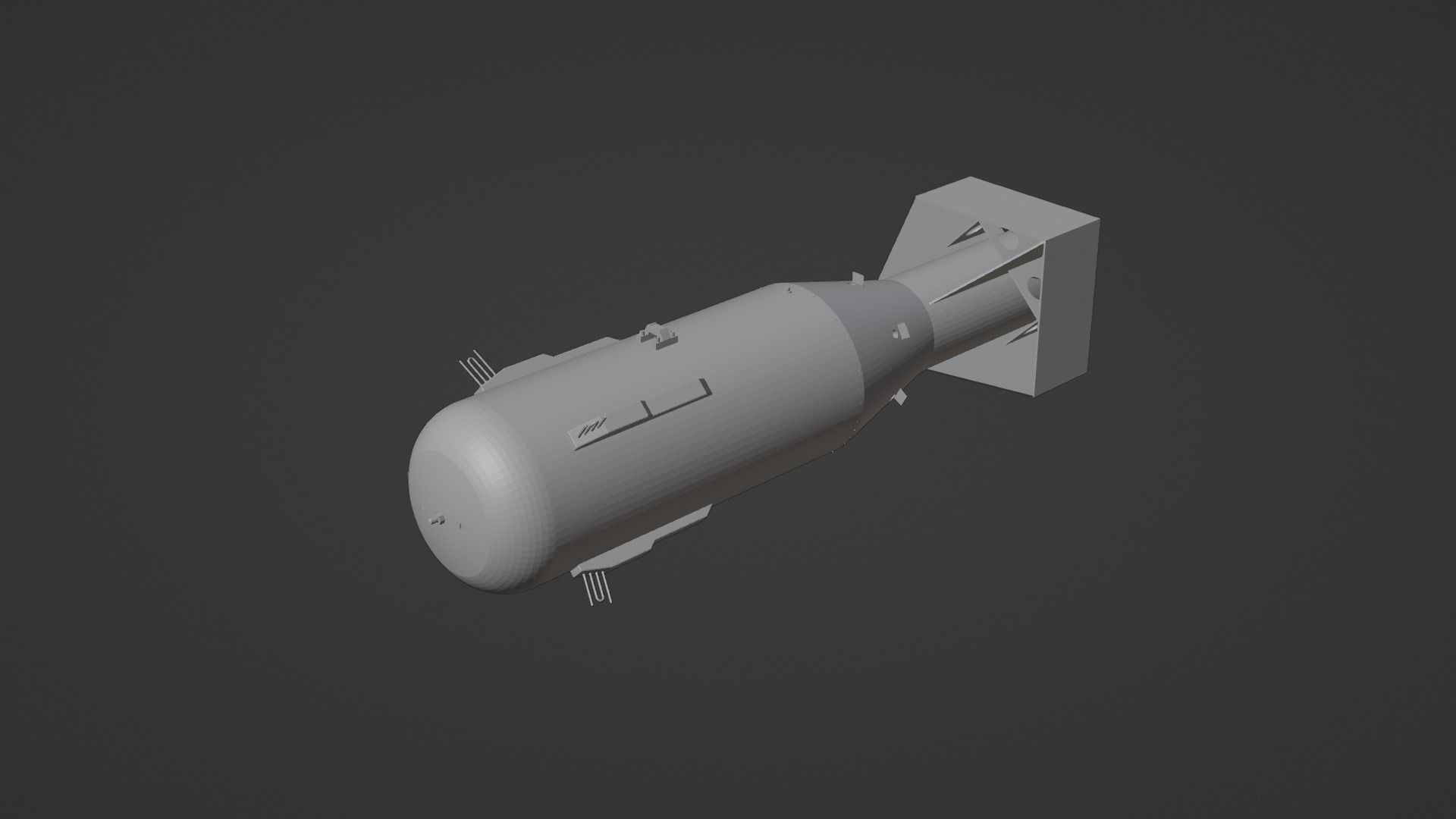 Little Boy 3D model_2