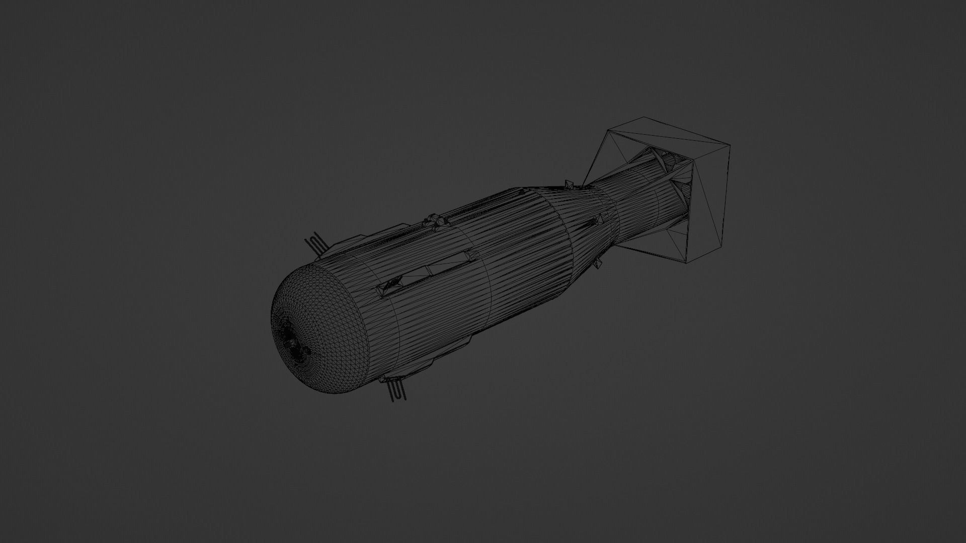 Little Boy 3D model_3