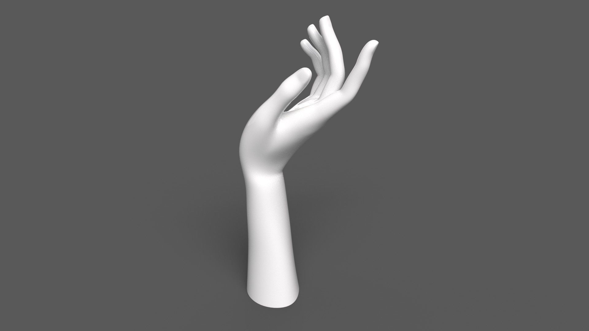 Female Right Hand Mannequin 3D model 3D printable | CGTrader